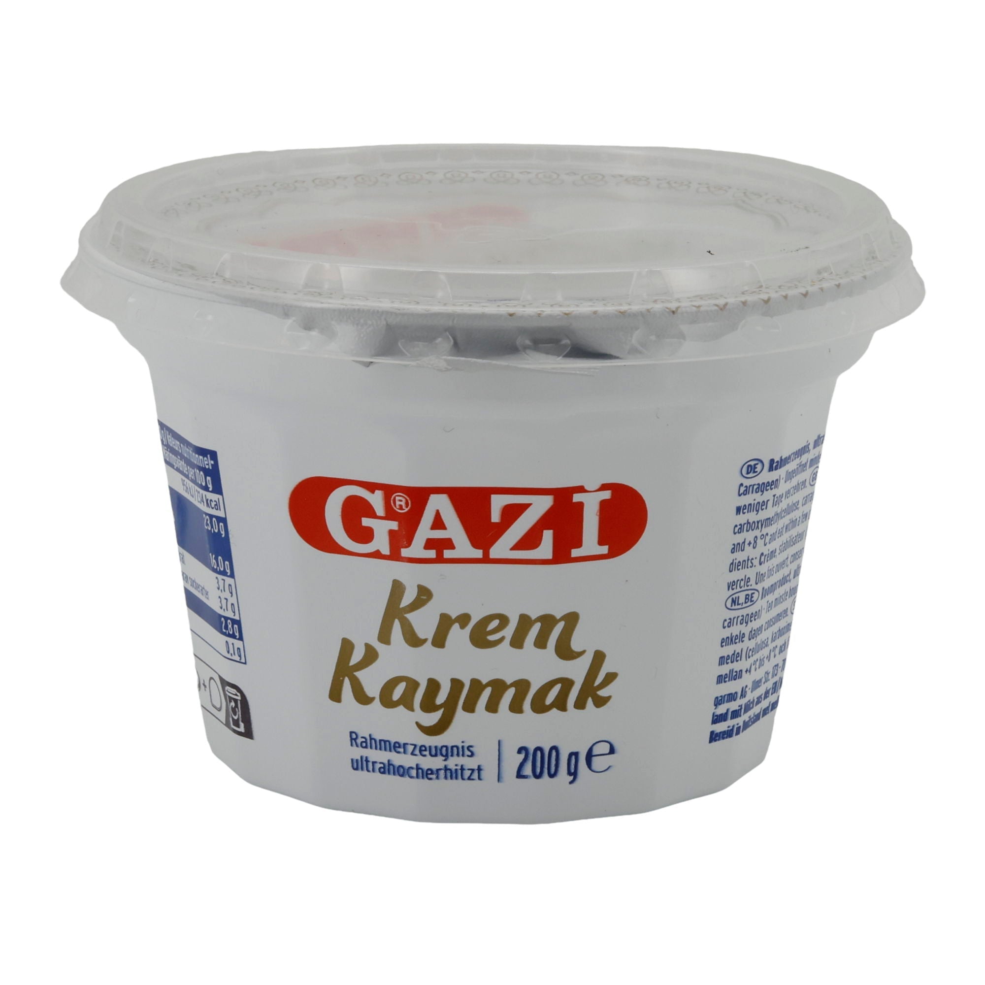 Sauerrahm Milochka Saure Sahne | Sauerrahm | Cremig mit 20% Fett | 400 g Becher GAZI